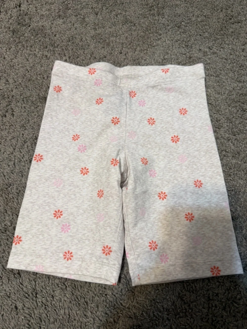 Old Navy Light Gray Shorts with Pink Floral Accent